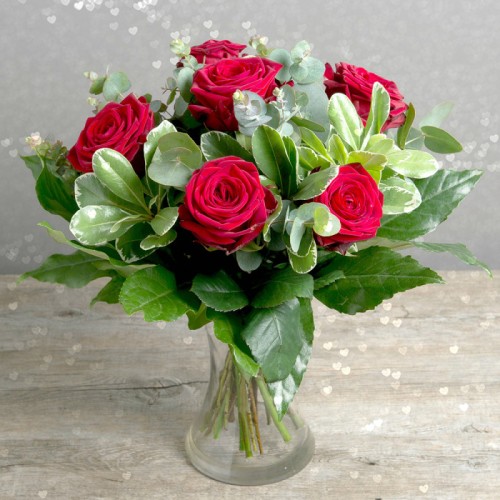Red roses bouquet - 15 roses